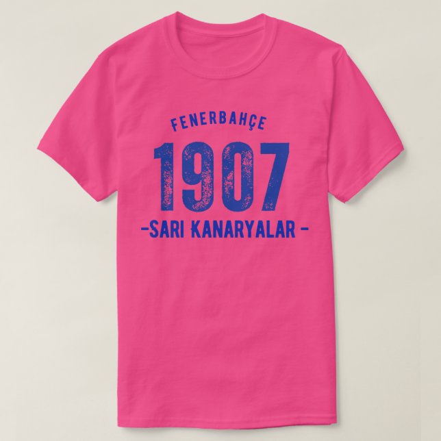 Fenerbahce 1907 T-Shirt (Design Front)