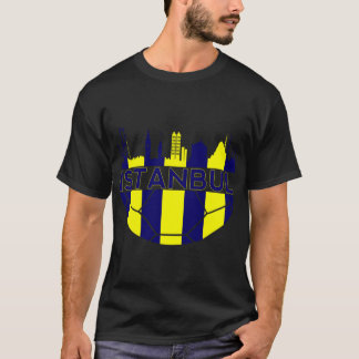 Fenerbahce neighbourhood Istanbul Turkey skyline f T-Shirt