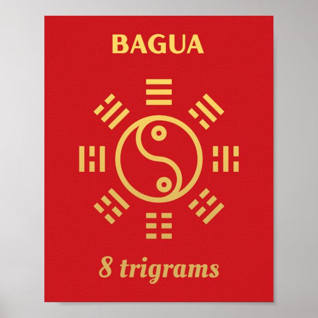 Feng Shui - Bagua Gold Poster (Front)