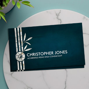 Feng Shui Bagua / Pakua and Lucky bamboo Business Card