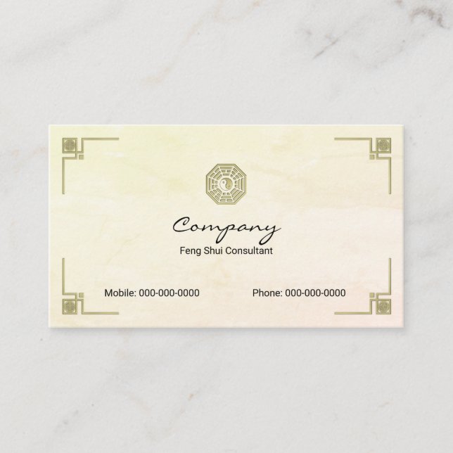 Feng Shui Business Card (Front)