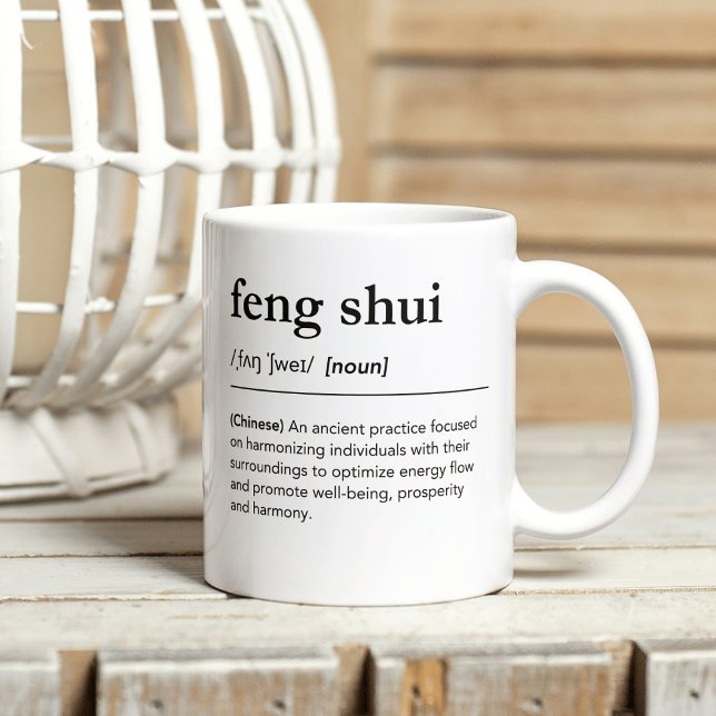 Feng Shui definition chinese interior design Coffee Mug (Creator Uploaded)