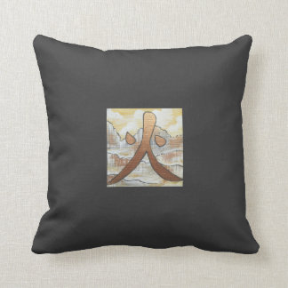Feng Shui elements fire symbol oriental design Cushion