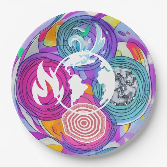 Feng Shui Paper Plate (Front)