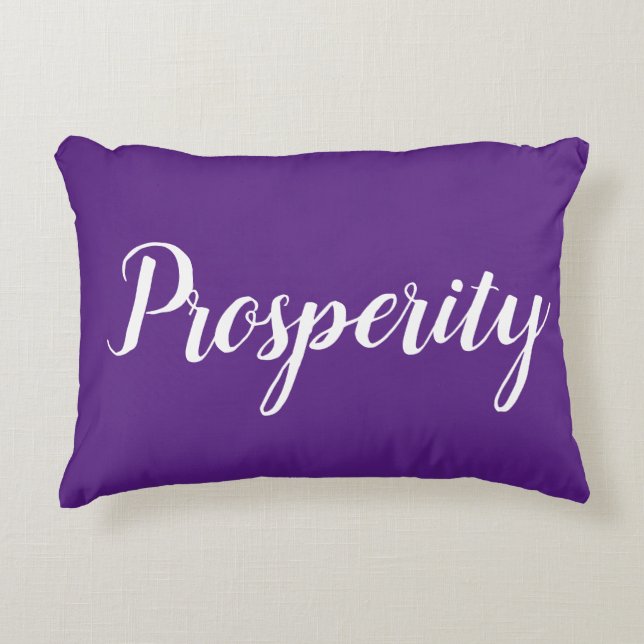 Feng Shui "Prosperity" Accent Pillow (Front)