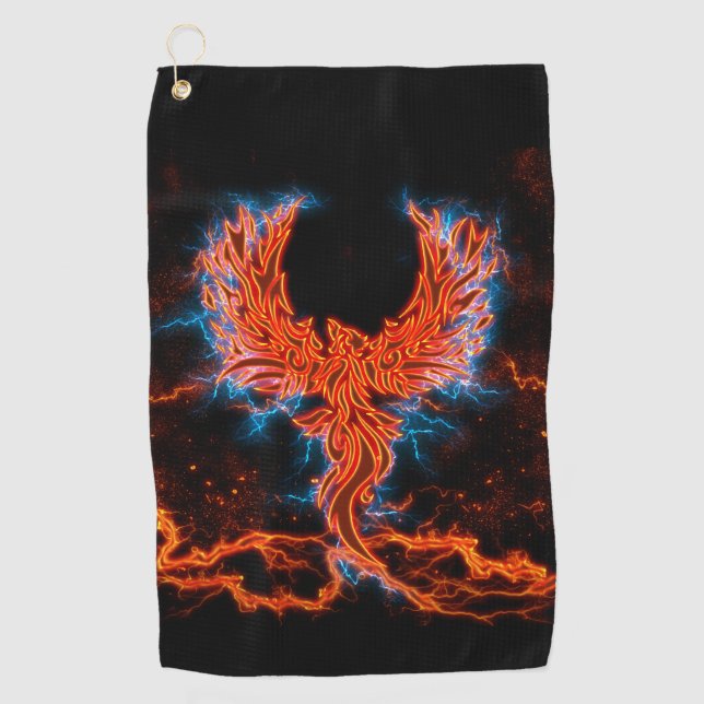 Fenix Lightning wings Golf Towel (Front)