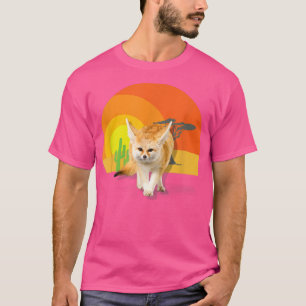 Fennec Fo Desert Cute Retro Men Women Kids T-Shirt
