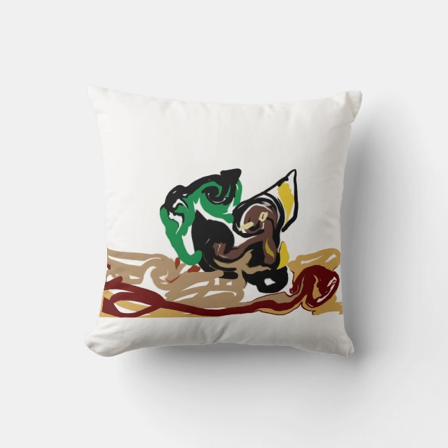 Fennec fox art cushion (Front)