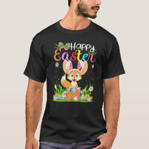 Fennec Fox Bunny Egg Hunting Fennec Fox Happy Eas T-Shirt