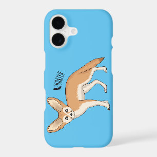 Fennec fox cartoon illustration