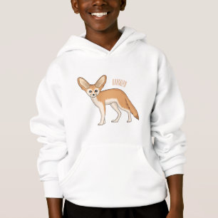 Fennec fox cartoon illustration