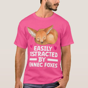 Fennec Fox Cute Fennic Foxes Fenec Animal Fox Love T-Shirt