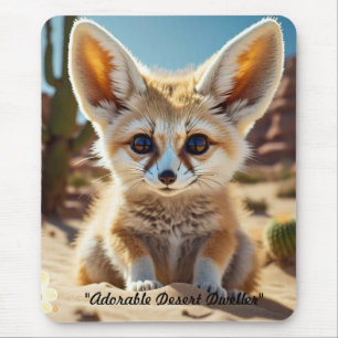 "Fennec Fox Delight" Mouse Pad
