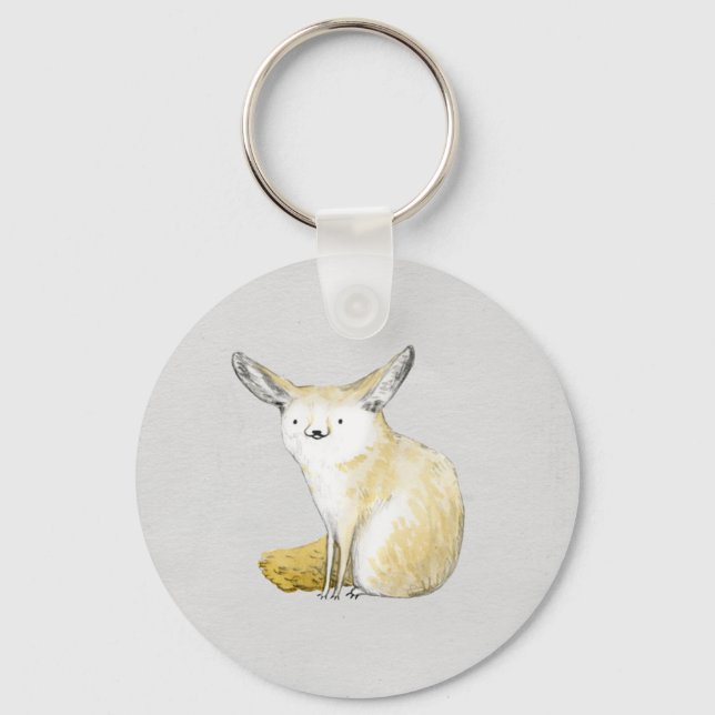 Fennec Fox Key Ring (Front)