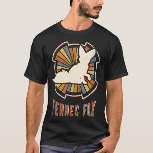 Fennec Fox Vintage Classic Retro Animal Love T-Shirt