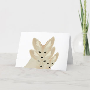 Fennec Foxes Greeting Card
