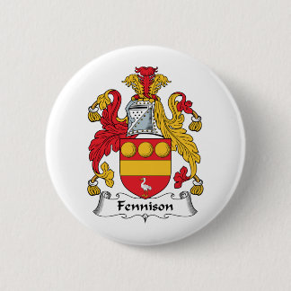Fennison Family Crest 6 Cm Round Badge