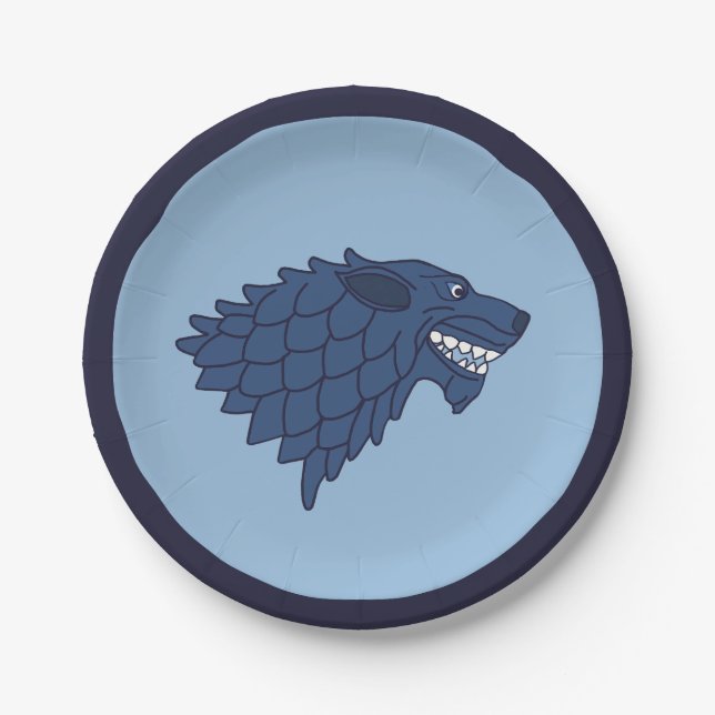 Fenrir/Fenriswolf Paper Plate (Front)