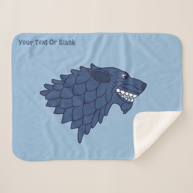 Fenrir/Fenriswolf Sherpa Blanket (Front (Horizontal))