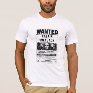 Fenrir Greyback Wanted Poster T-Shirt