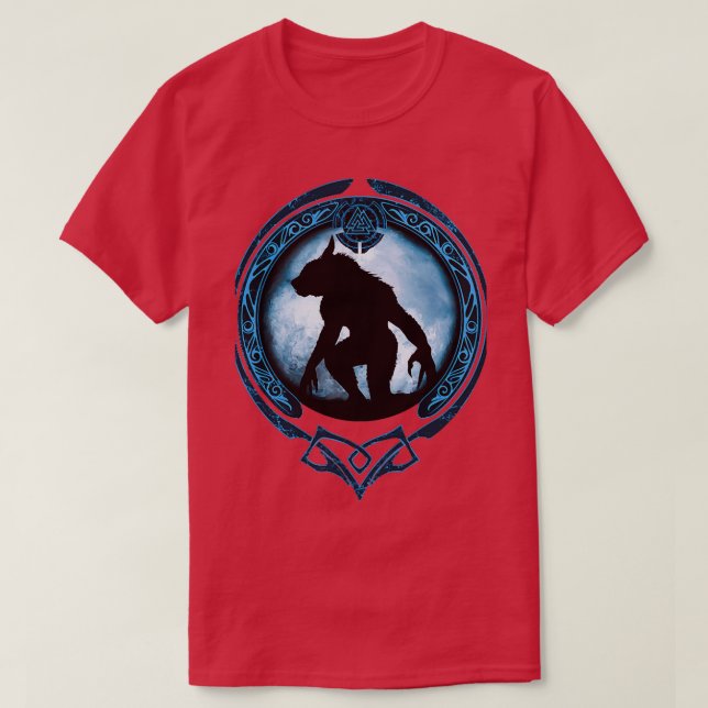 Fenris Wolf T-Shirt (Design Front)