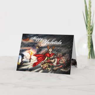 Fensalir's Door: Yuletide Kindness Card