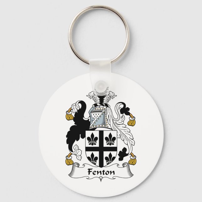 Fenton Family Crest Key Ring (Front)