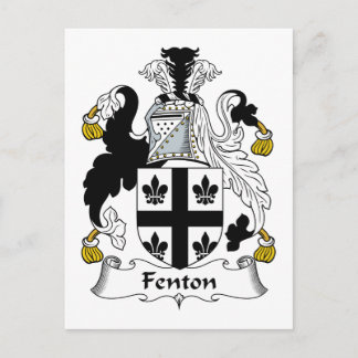 Fenton Family Crest Postcard