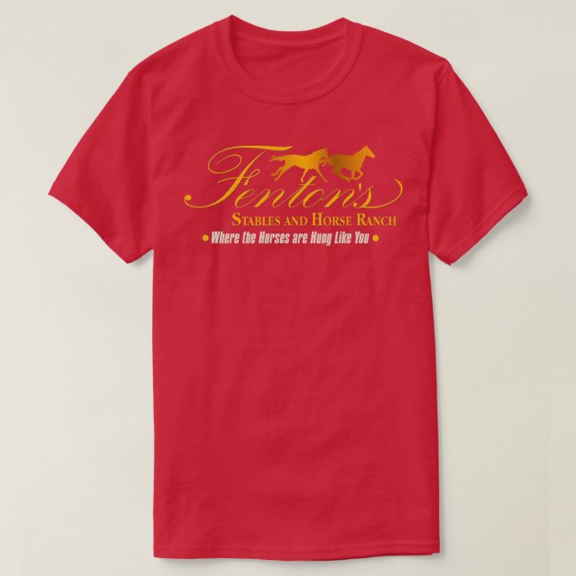 Fentons Stables and Horse Ranch T-Shirt (Design Front)