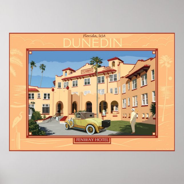 Fenway hotel. Dunedin, Florida Poster (Front)