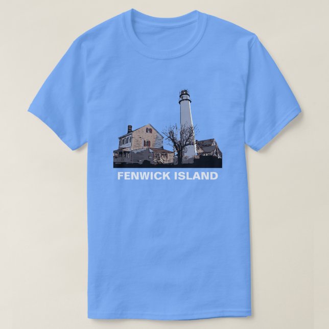 FENWICK ISLAND LIGHT T-Shirt (Design Front)