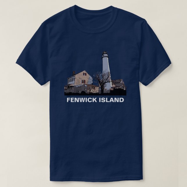 FENWICK ISLAND LIGHT T-Shirt (Design Front)