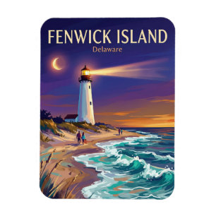 Fenwick Island Lighthouse USA Magnet