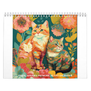 Feral Affairs Network AI Cat Calendar