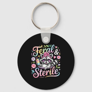 Feral and sterile hysterectomy recovery key ring