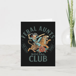 Feral Aunts Social Club Western Cowgirl Riding Tig Card