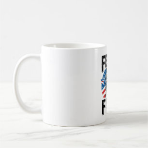 Feral But Free Patriotic Racoon Vintage Shirt Des Coffee Mug