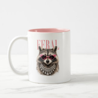 Feral Chic Racoon Glam Coffee Mug