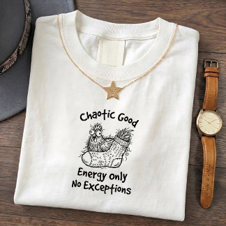 Feral Chicken Funny Graphic Tee