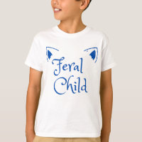 Feral Child - Crazy Wild Child in Blue