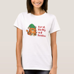 Feral, Fluffy, and Festive T-Shirt