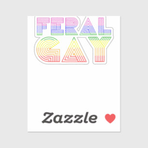 Feral Gay LGBT Gay Bi Pan Trans Pride Meme Rainbow