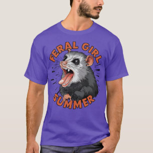 feral girl summer 3 T-Shirt