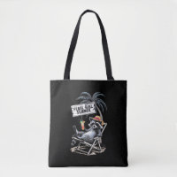 Feral Girl Summer Beach Funny Racoon