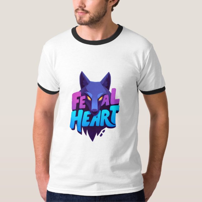 “Feral Heart” Men's T-shirt (Front)