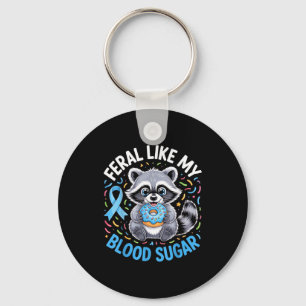 Feral Like My Blood Sugar Raccoon Outfit With Donu Key Ring