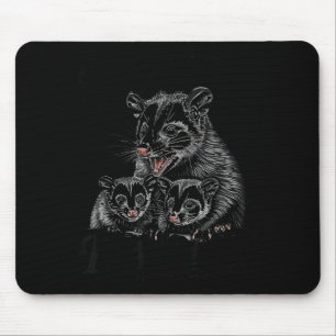 Feral Mom Ossum Funny Animal Quote Mother’s Day  Mouse Pad