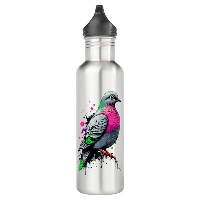 Feral Pigeon Water Bottle - Pigeon Bottle (Right)