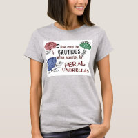 Feral Umbrellas- Victorian Surrealist T Shirt