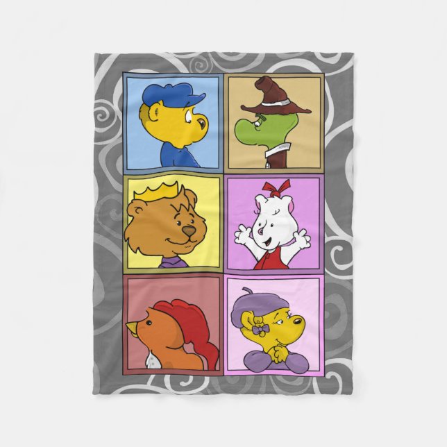 Ferald and Pals Fleece Blanket (Front)
